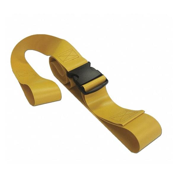 Restraint Strap Vinyl Plastic Buckle, Loop Lock Ends Ea