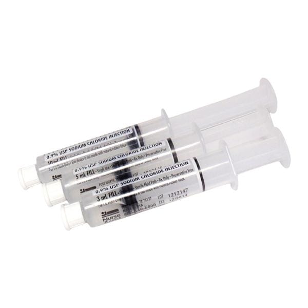 Sodium Chloride 0.9% IV Flush Solution - Prefilled Syringe 100/Bx, 4 BX/CA