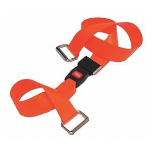 Restraint Strap Polyester Metal Buckle, Metal Loop Lock Ends Ea