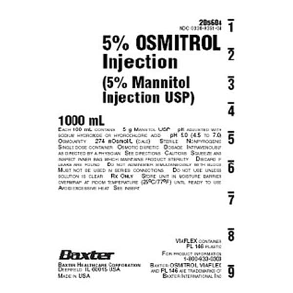 Osmitrol 5% 14/Ca