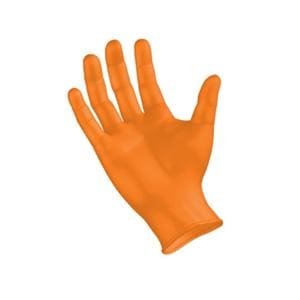 SemperForce Nitrile Exam Gloves Large Orange Non-Sterile