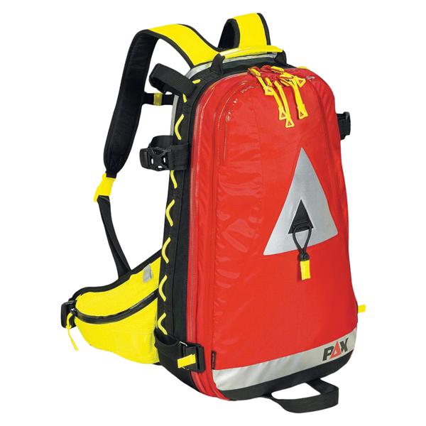 Backpack Red/Yellow Zipper Closure Adjustable Shoulder Straps