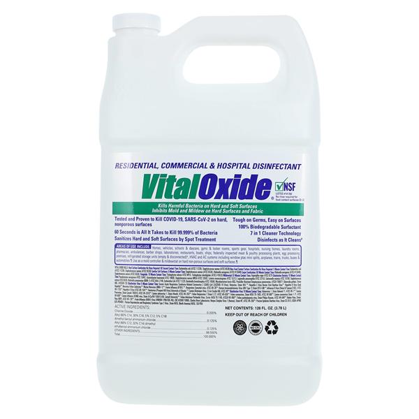 Disinfectant Surface Vital Oxide Fragrance Free 1 Gallon 4/Ca, 48 CA/PL