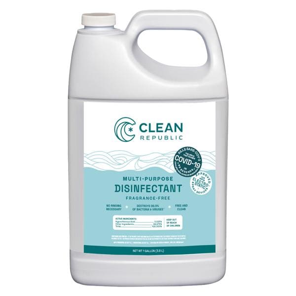 Disinfectant Surface Clean Republic Fragrance Free 1 Gallon 4/Ca, 48 CA/PL