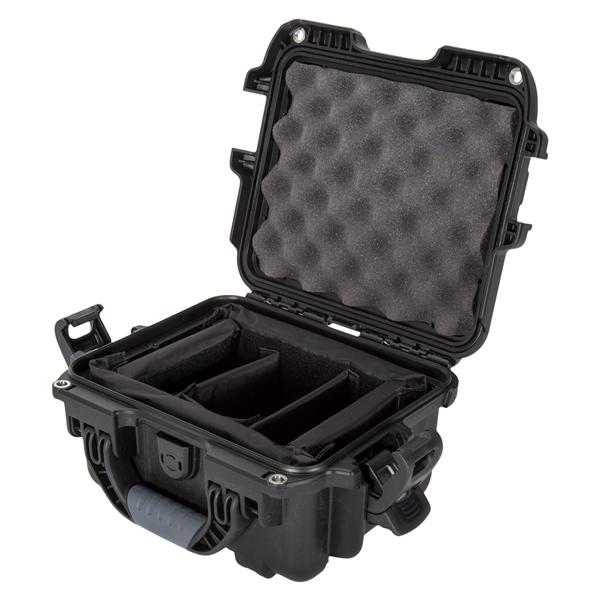 Model 905 Waterproof Case 12.5x10.1x6" Black Latch Closure Sft Grp/Hndl