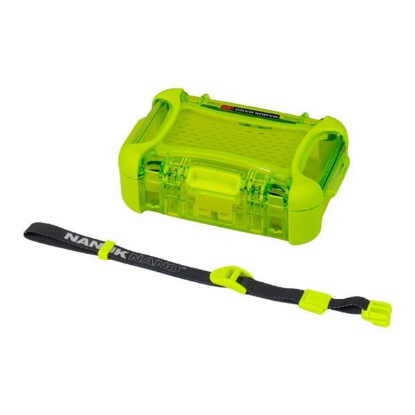 Nano 320 Water Resistant Case 6.3x4.7x2.2" Lime PowerClaw Latching System