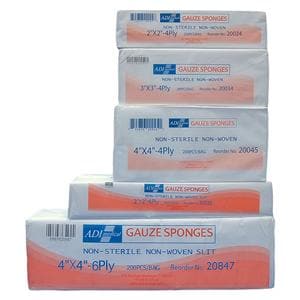 Rayon/Polyester Gauze Sponge 2x2" 6 Ply Non-Sterile Non-Woven