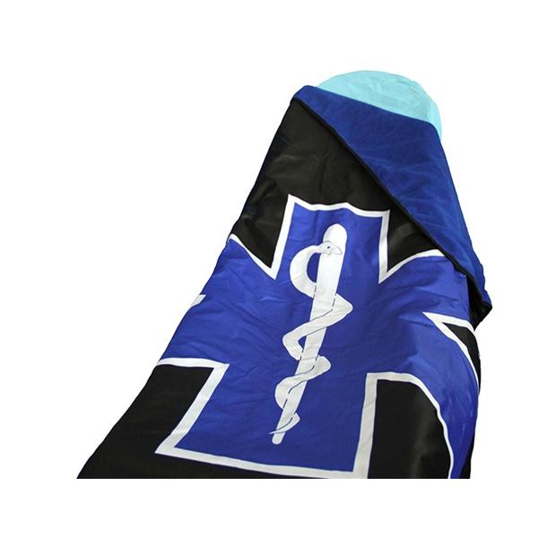 EMS Blanket Black/Royal Blue Fleece/Nylon 60x90"