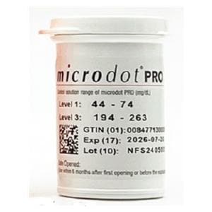 Microdot PRO Blood Glucose Test Strips 25/Bx, 10 BX/CA