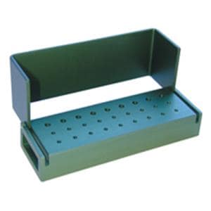 Bur Block Aluminum 27 Hole Green Swivel Top Ea