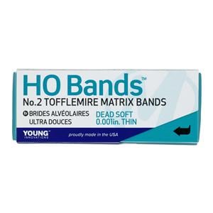 HO Bands Tofflemire Dead Soft Matrix Band 0.001 in Size MOD 2 100/Pk