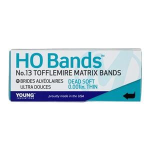 HO Bands Tofflemire Dead Soft Matrix Band 0.001 in Size Pedo 13 100/Pk