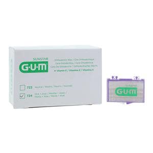 GUM Ortho Wax Mint Flavored 24/Bx