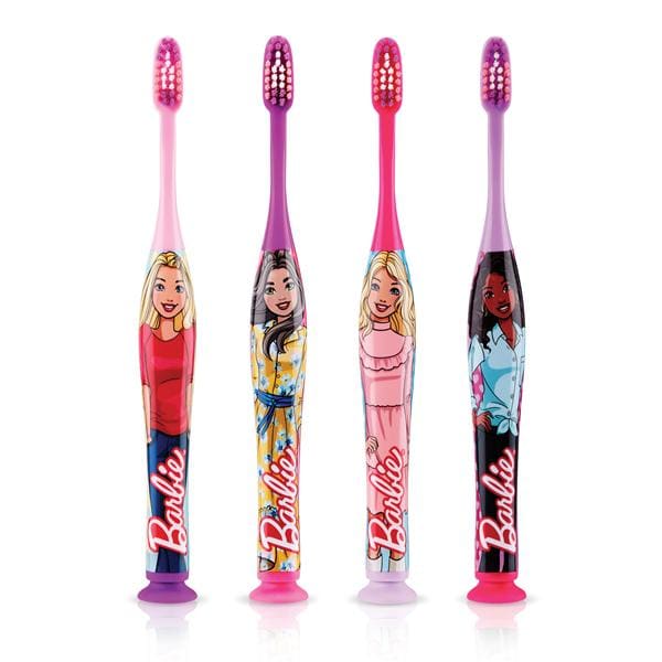 GUM Toothbrush Barbie 3+ Years 12/Pk