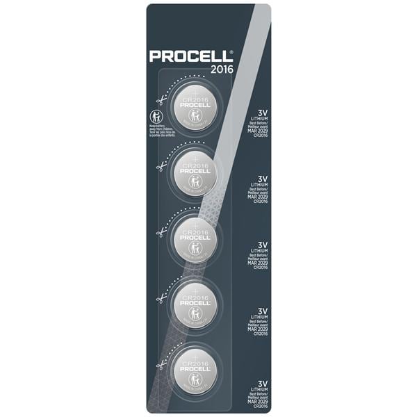 DURACELL® PROCELL® LITHIUM BATTERY 5/Pk