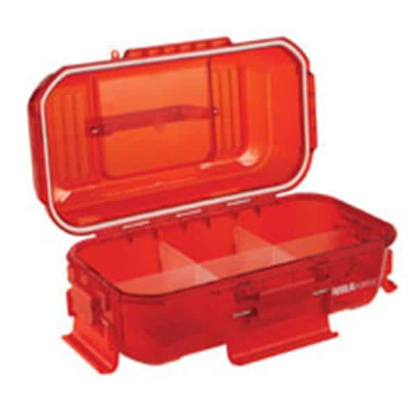 DuraPorter Transport Box f/ Spec/Smpl Polycarbonate Red 15x7-7/10x6-3/10 Ea