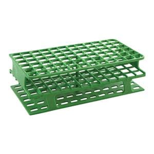 OneRack Test Tube Rack Full Size 72 Place Green 8/Bx