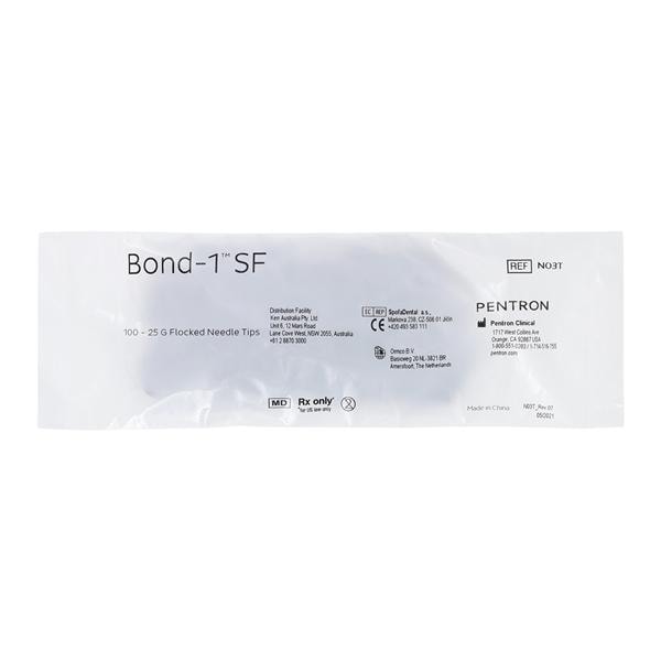 Bond-1 SF Flocked Needle Tips 25 Gauge 100/Bg