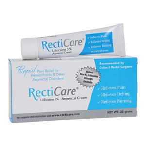 RectiCare Anorectal Cream 5% Tube 30g/Tb