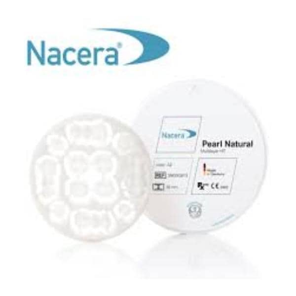 Nacera Pearl Natural Zirconia Disc A1 98.5x25mm Ea