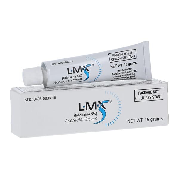 LMX5 Anorectal Topical Cream 5% Tube 15gm/Ea