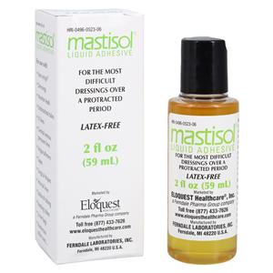 Mastisol Liquid Adhesive Adhesive Ethnl/GUM Mstc/Storax/Slcyt Clr 2oz