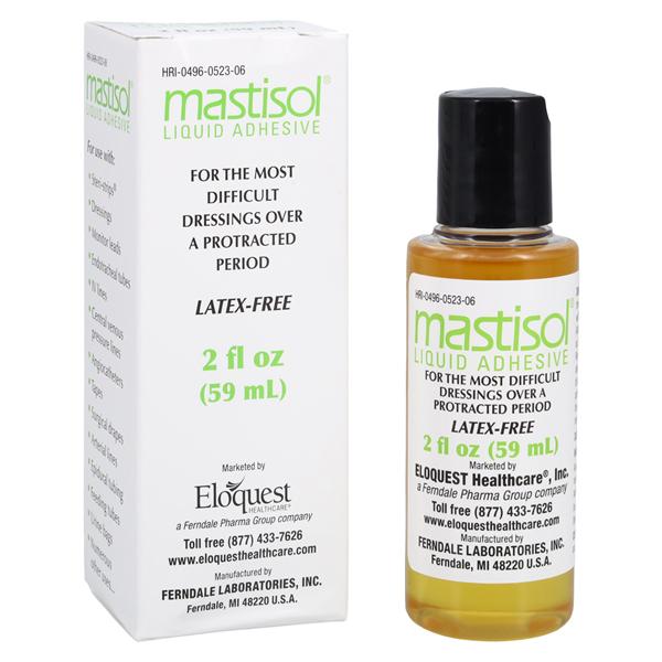 Mastisol Liquid Adhesive Adhesive Ethnl/GUM Mstc/Storax/Slcyt Clr 2oz