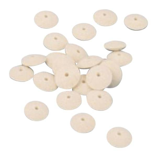 Muslin Buffs Pin Hole Center Solid 5/8" 25/Bx