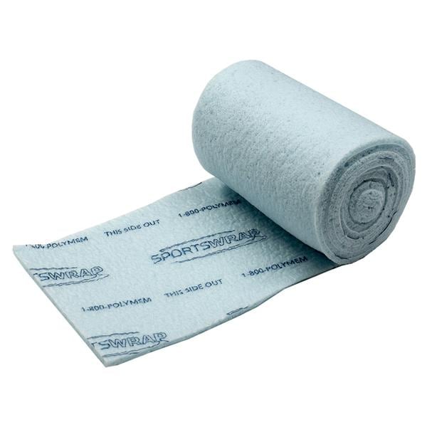 PolyMem SportsWrap Dressing Bandage Foam 3x36" White Non-Sterile 16Rl/Ca