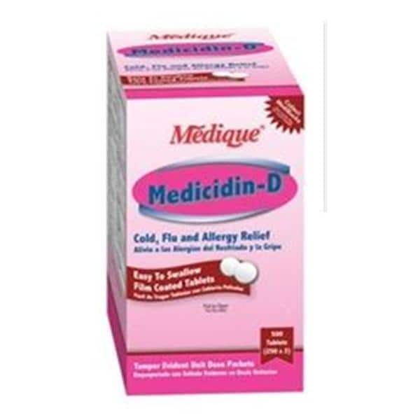 Medicidin-D Allergy Tablets 325/2/5mg Unit Dose Packet 2400/CA