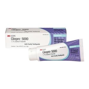 3M™ Clinpro™ 5000 Toothpaste 4 oz Spearmint 1.1% Sodium Fluoride 4oz/Tb