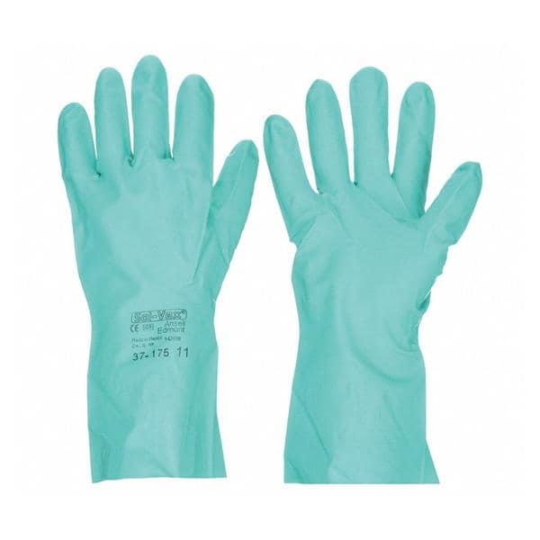 Nitrile Chemical Resistant Gloves Green Non-Sterile