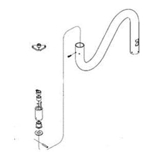 Down Tube Assembly For 354/355 Mobile Light Ea