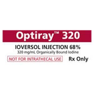 Optiray 320 Injection 68% Power Injector Syringe 100mL 20/Package