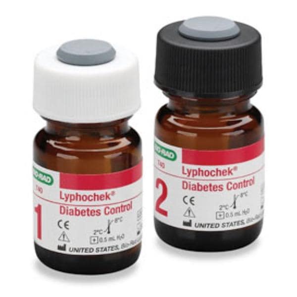 Lyphochek Diabetes A1c Level 1-2 Control 6x0.5mL Lyophilized For Analyzer 6Vl/Bx