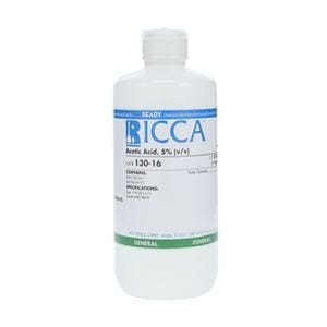 Chemical Acetic Acid 5% 500mL Ea