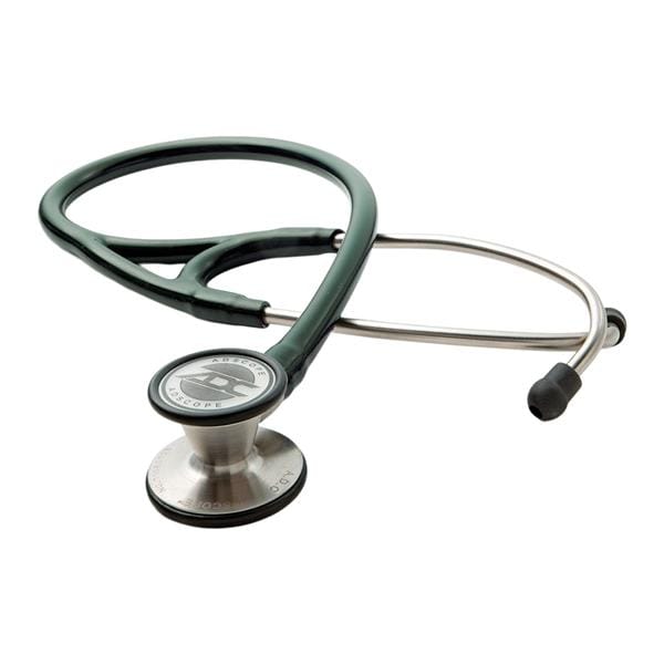 Adscope 601 Cardiology Stethoscope Dark Green PVC Tubing Ea