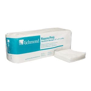 Rayon/Poly Non-Woven Sponge 4x4" 4 Ply Non-Sterile