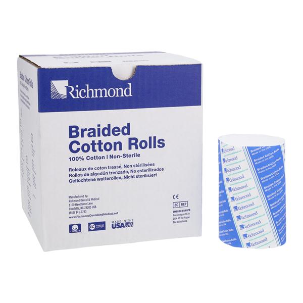 Braided Cotton Roll 4 in Non Sterile 250/Bx