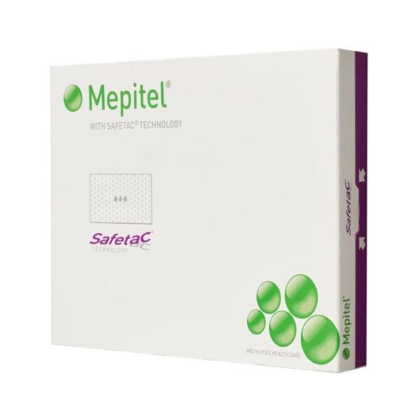 Mepitel Silicone/Mesh Wound Dressing 3x4" Sterile Non-Adherent Adhesive 2Sd Abs, 4 BX/CR