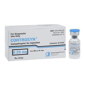 Cortrosyn Injection 0.25mg SDV 1mL 10/Package