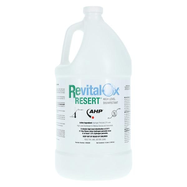 Revital-Ox Resert Scope Reprocessing Solution Disinfectant 4 Liter Ea