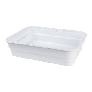 Placenta Basin Rectangle Polystyrene White 120oz