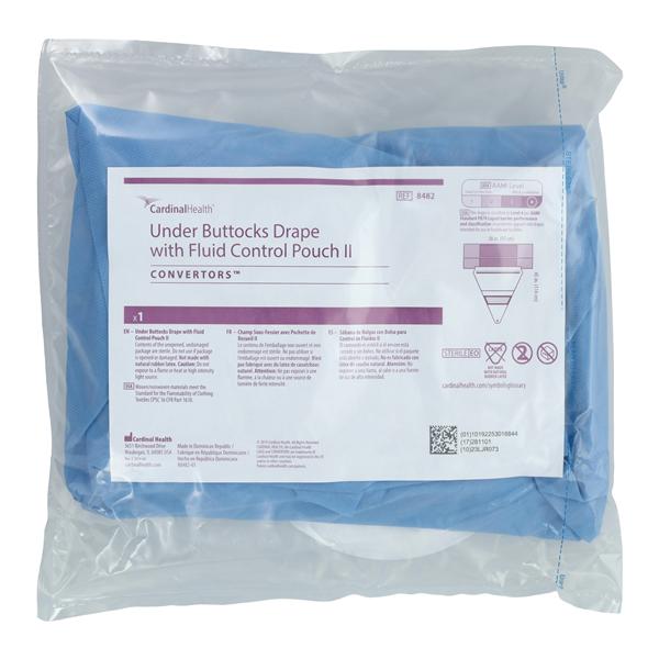 Convertors Tiburon 38x45" Sterile Surgical Drape Non-Fenestrated