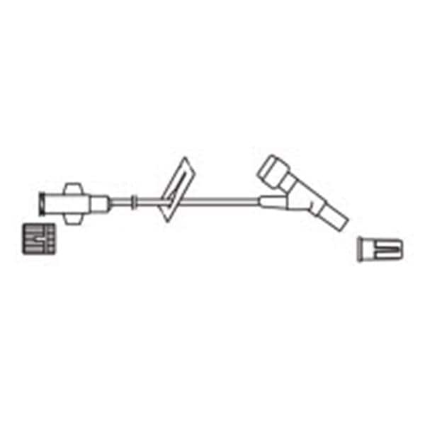 IV Extension Set 6" Y-Injection Site w/LS Female Luer Lock Adapter TType 50/Ca