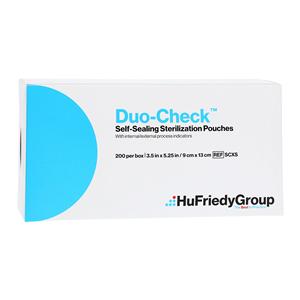 Duo Check Sterilization Pouch Self Seal 3.5 in x 5.25 in 200/Bx, 10 BX/CA