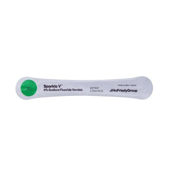 Sparkle V Fluoride Varnish Unit Dose 5% NaF 0.4 mL Mint 120/Bx