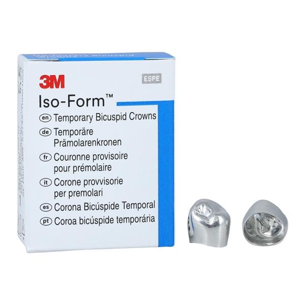 3M™ Iso-Form™ Temporary Metal Crowns Size L46 1st LRB Replacement Crowns 5/Bx