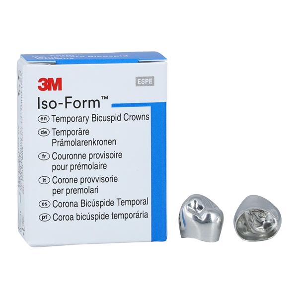 3M™ Iso-Form™ Temporary Metal Crowns Size L48 1st LRB Replacement Crowns 5/Bx