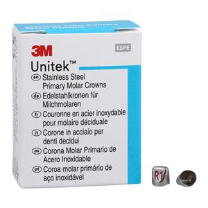 3M™ Unitek™ Stainless Steel Crowns Size 1UR Prim Ant UR Lat Refill 5/Bx